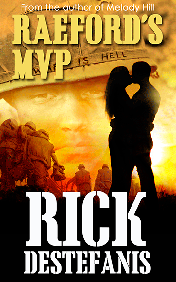 Raefords MVP book cover soldier embracing girl
