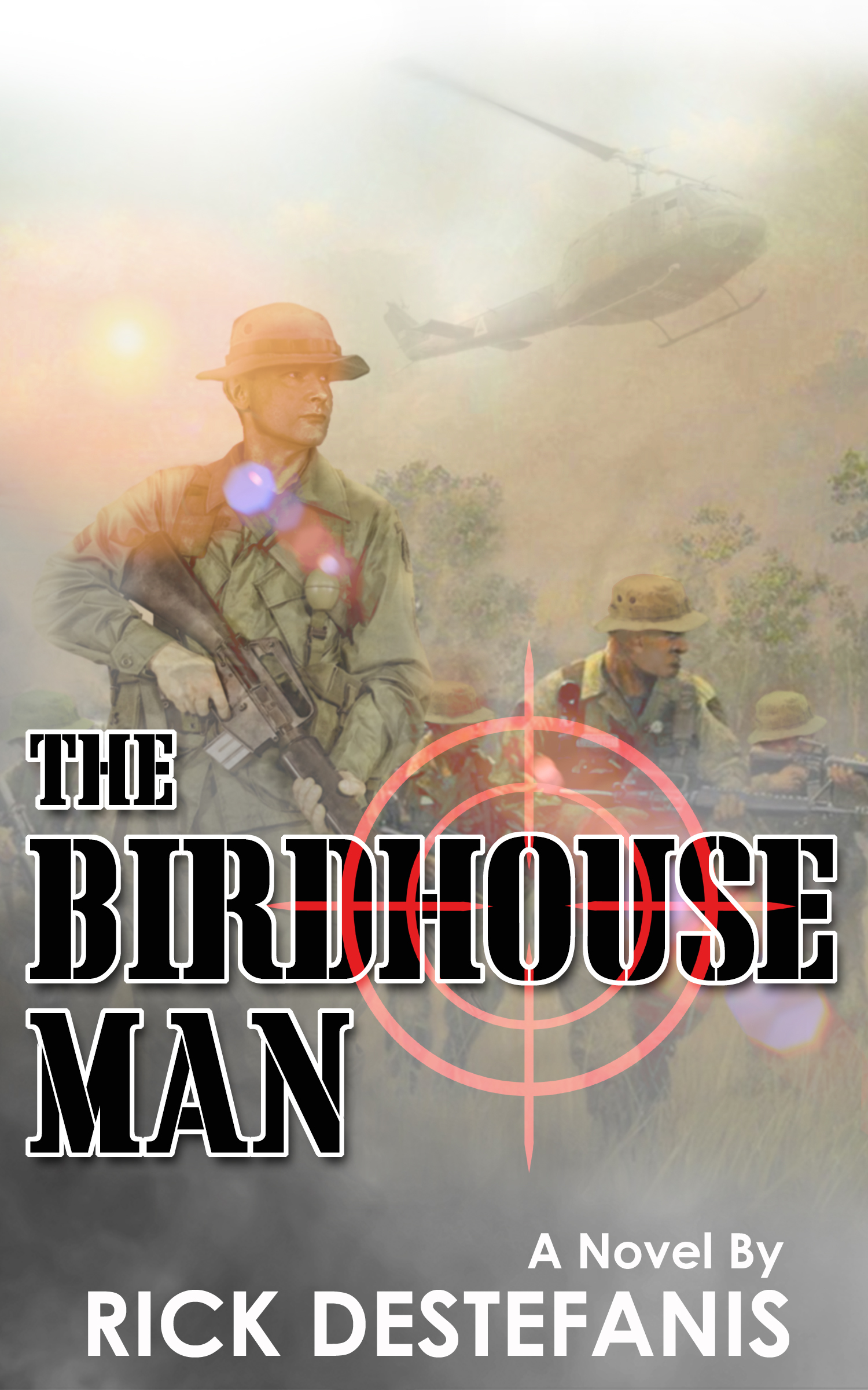 Birdhouse man book cover LRRP being dropped in Jungle